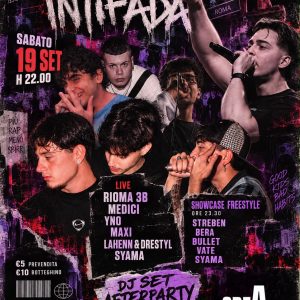BIGLIETTO INTIFADA 19-09-2026